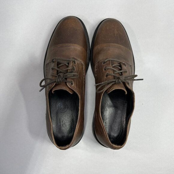 All Saints Men\'s Size 8 Brown Leather Dress Shoes‎ main image 7